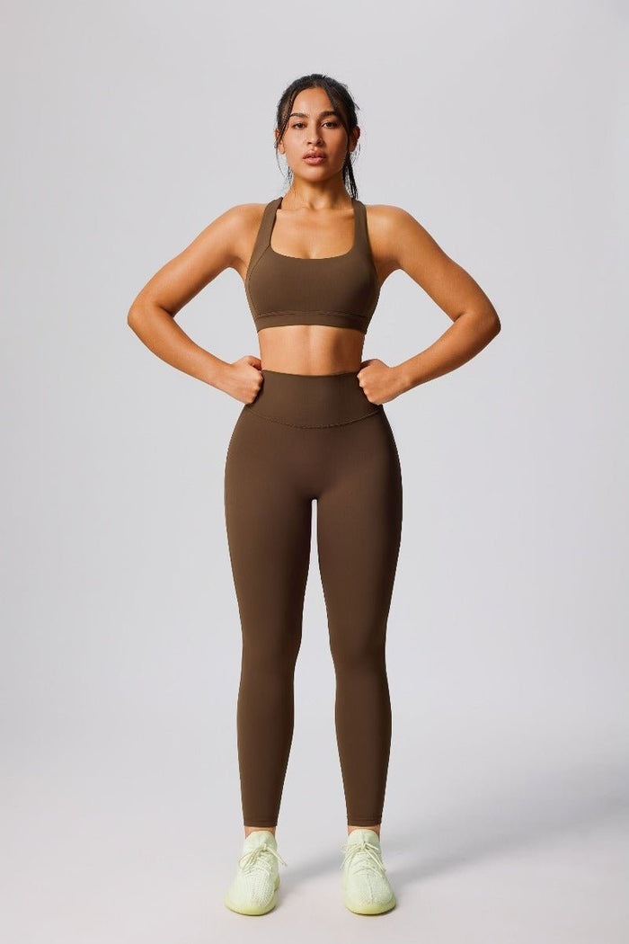 UPF 50+ Shockproof Yoga Sports Bra - Sun Protection Clothing