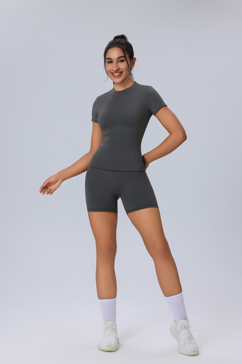 UPF 50+ Short Sleeve Yoga Top