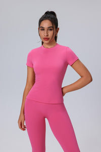 UPF 50+ Short Sleeve Yoga Top