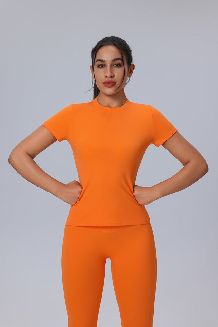 UPF 50+ Short Sleeve Yoga Top