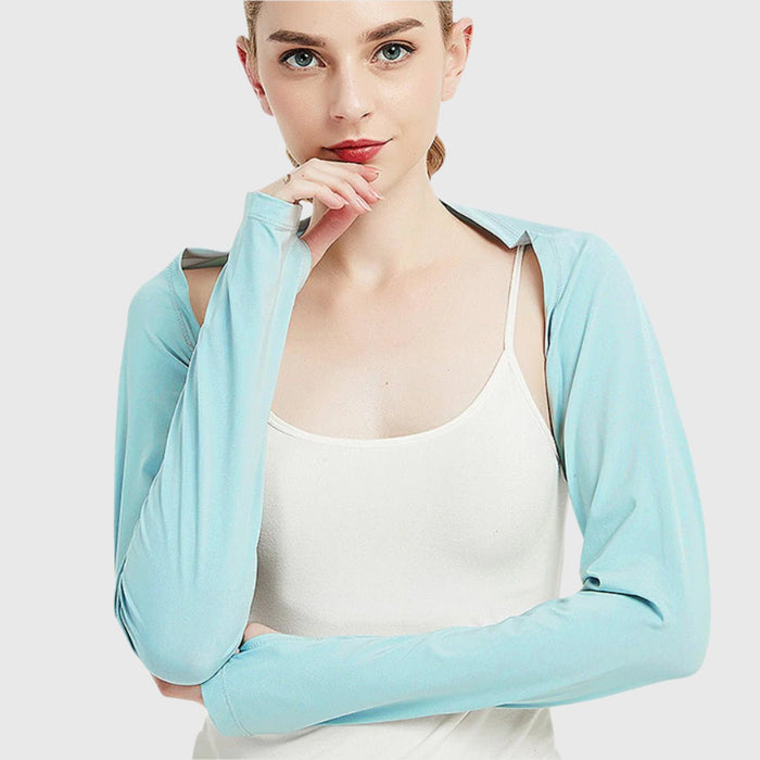 UPF 50+ Shoulder Arm Sleeves - Sun Protection Clothing
