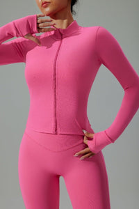 UPF 50+ Slim Fit Full Zip Sports Jacket