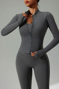 UPF 50+ Slim Fit Full Zip Sports Jacket