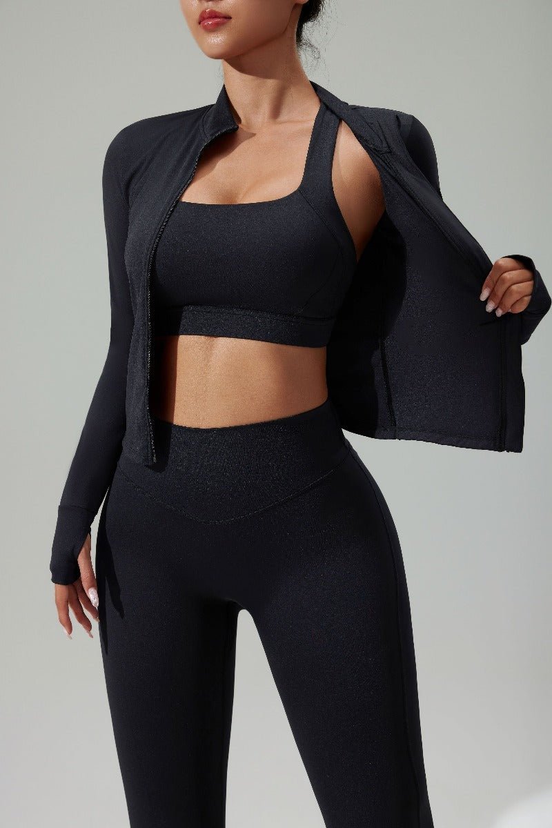 UPF 50+ Slim Fit Full Zip Sports Jacket