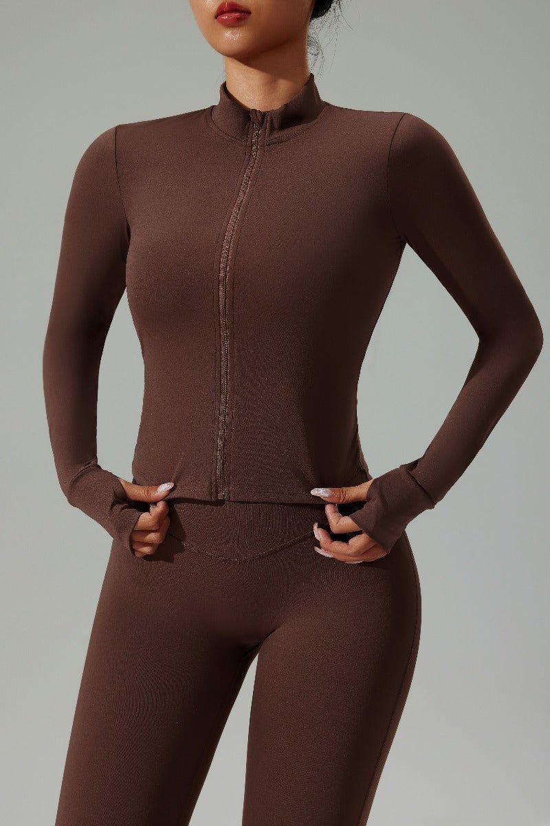 UPF 50+ Slim Fit Full Zip Sports Jacket