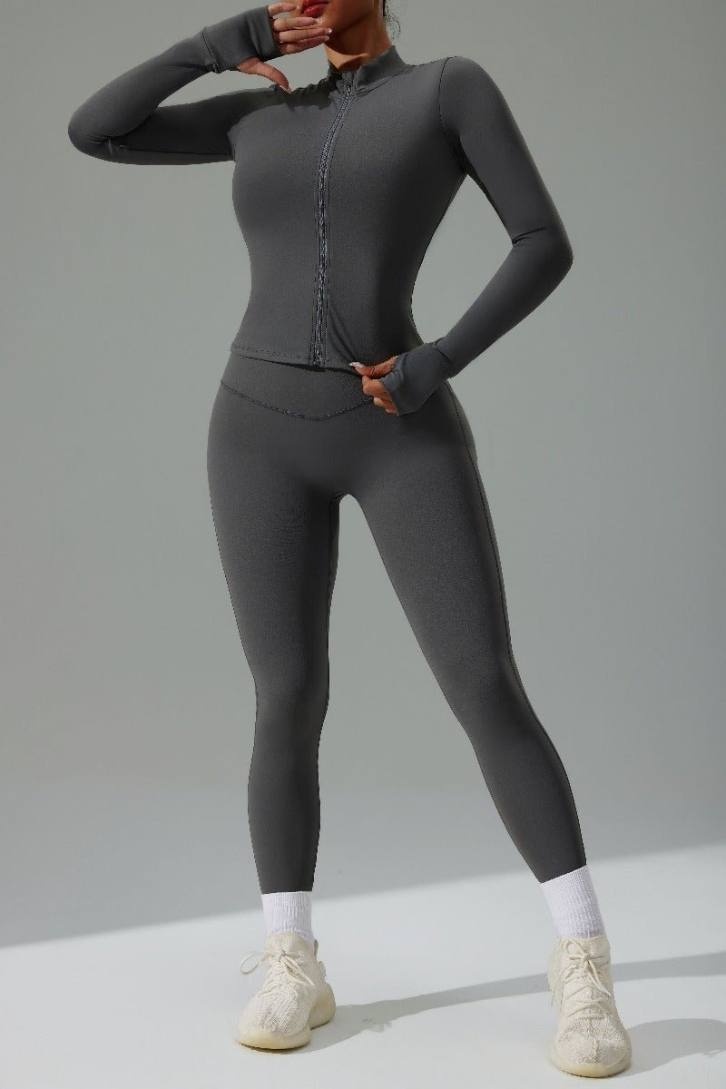 UPF 50+ Slim Fit Full Zip Sports Jacket