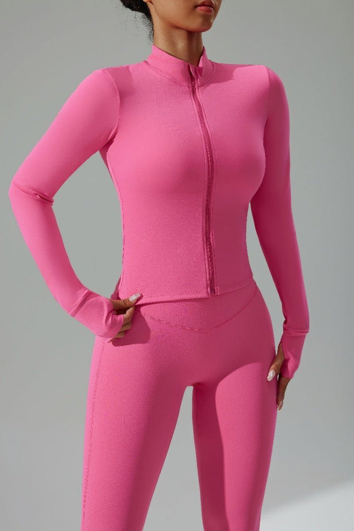 UPF 50+ Slim Fit Full Zip Sports Jacket