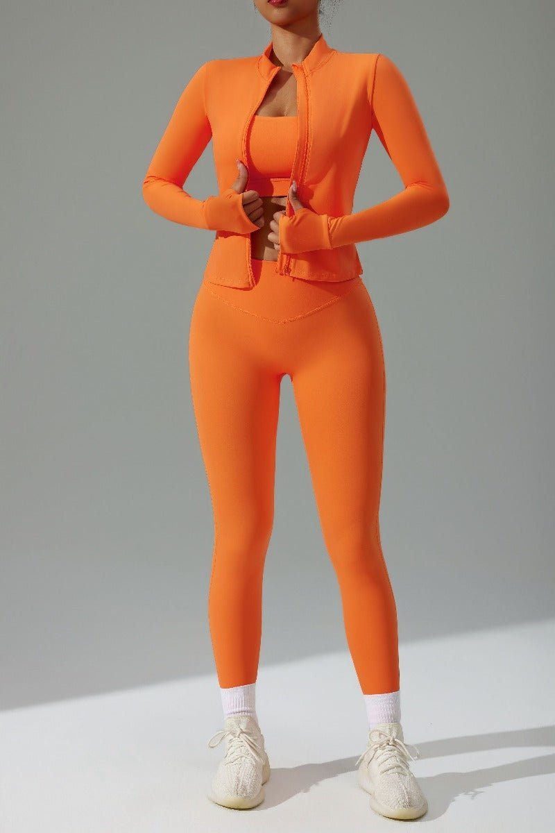 UPF 50+ Slim Fit Full Zip Sports Jacket