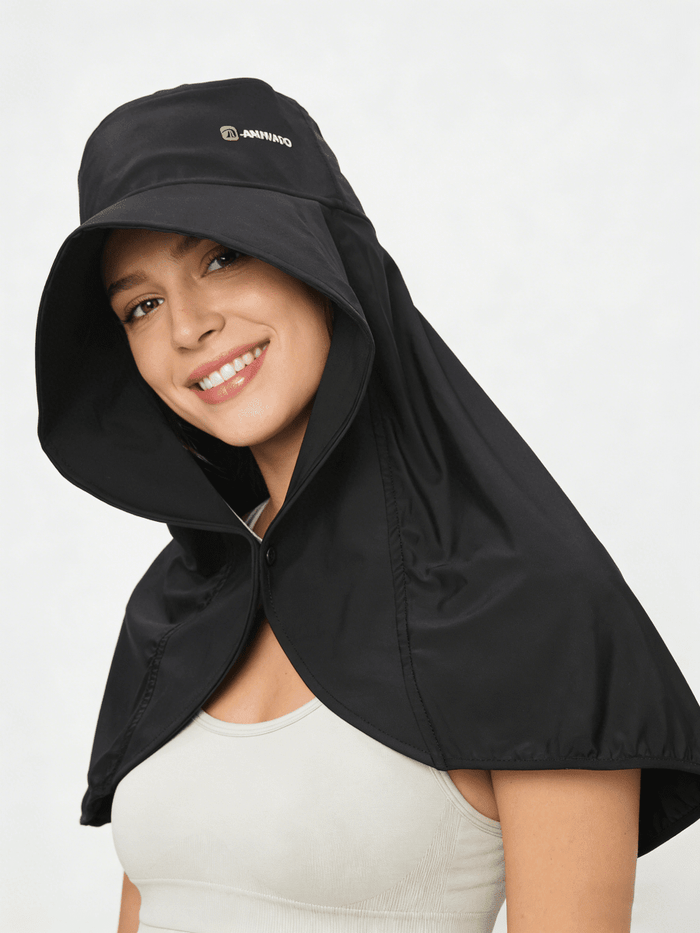 UPF 50+ Sun Hat with Neck Flap & Cape