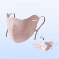 Light Pink UPF 50+ UV Protection Face Cover by Anniou 