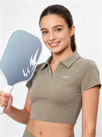 UPF 50+ V - Neck Pickleball Top