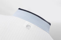 White Anniou Collared Ice Silk Pickleball Polo Shirt