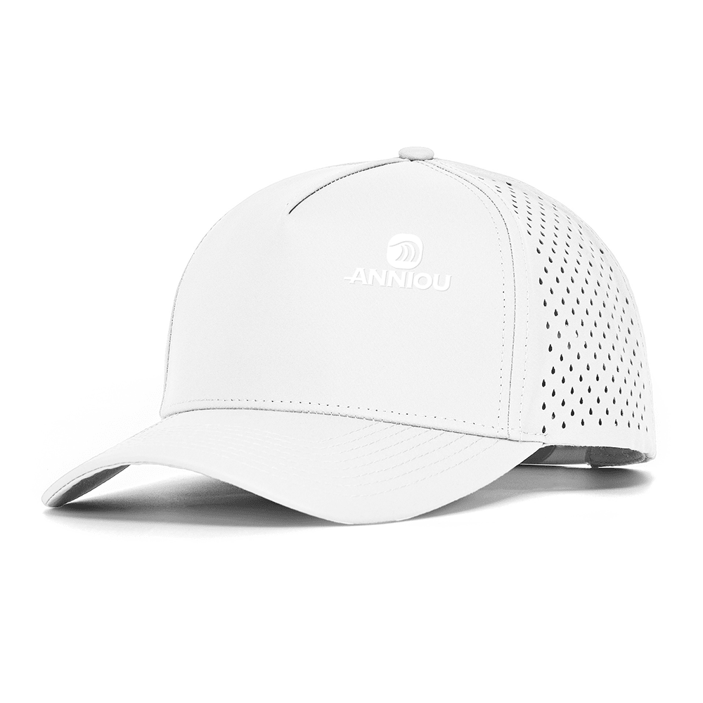 White UPF50 + Polyester Baseball Cap - Sun Protection Clothing