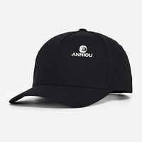 Black UPF50 + Polyester Baseball Cap - Sun Protection Clothing