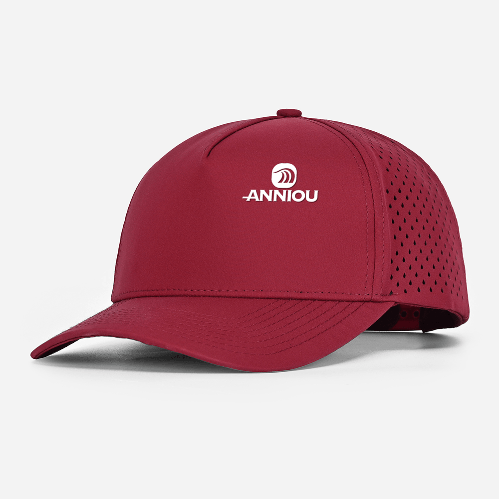 Red UPF50 + Polyester Baseball Cap - Sun Protection Clothing