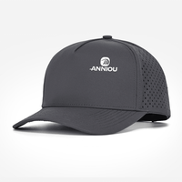 Dark Grey UPF50 + Polyester Baseball Cap - Sun Protection Clothing