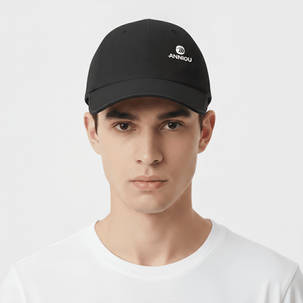 Black Quick-Dry Baseball Cap UPF50+