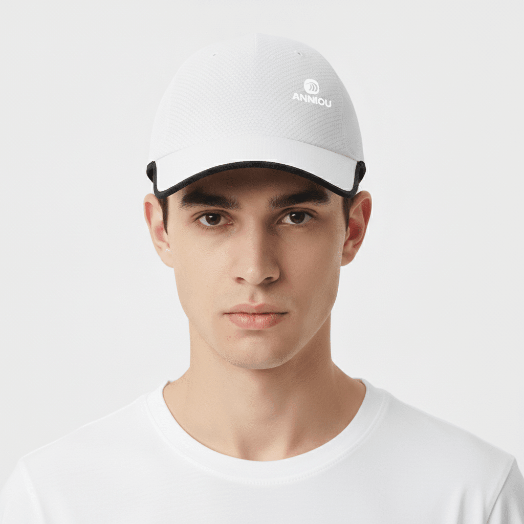 White Quick-Dry Baseball Cap UPF50+