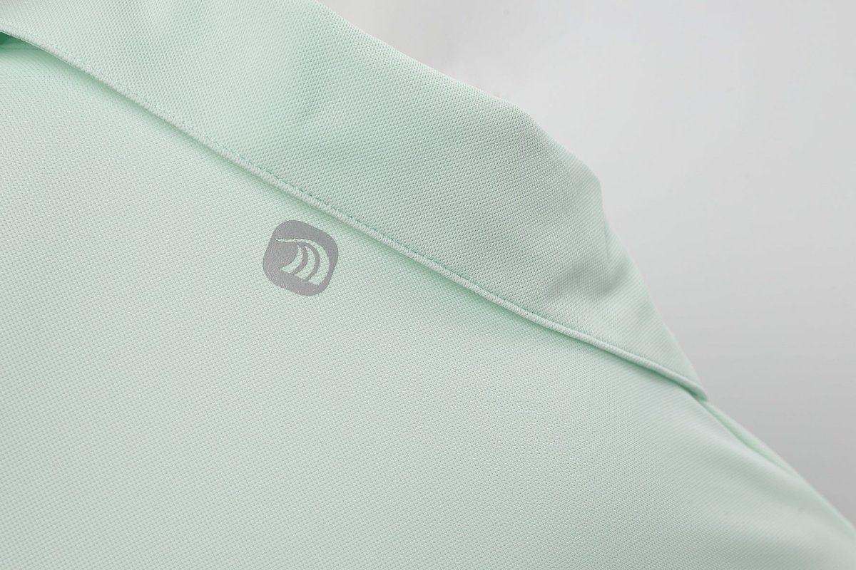 Anniou Collar UPF50+ Tennis Skirt Set Azure Green