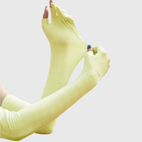 UPF50+ UV Cooling Ice Silk Arm Sleeves - Sun Protection Clothing