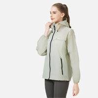 UPF50+ UV Protection Hooded Windbreaker - Sun Protection Clothing