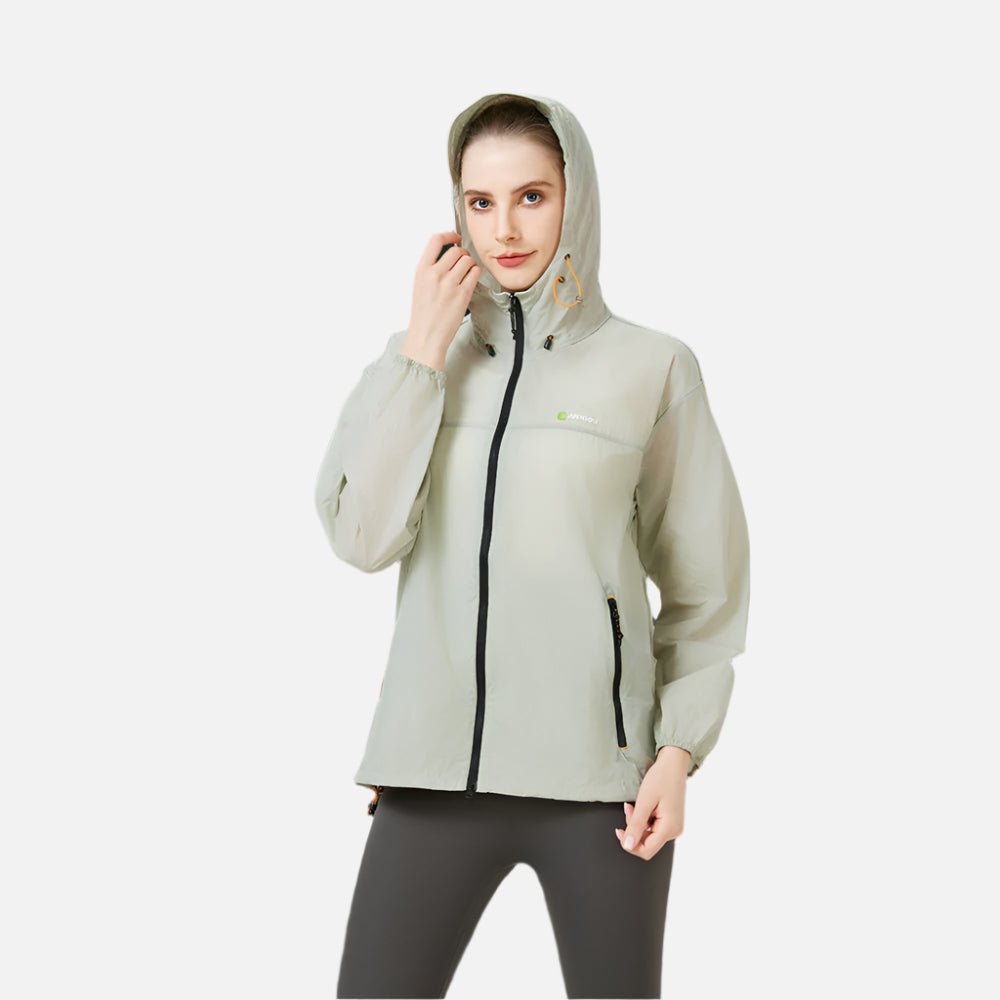 UPF50+ UV Protection Hooded Windbreaker - Sun Protection Clothing