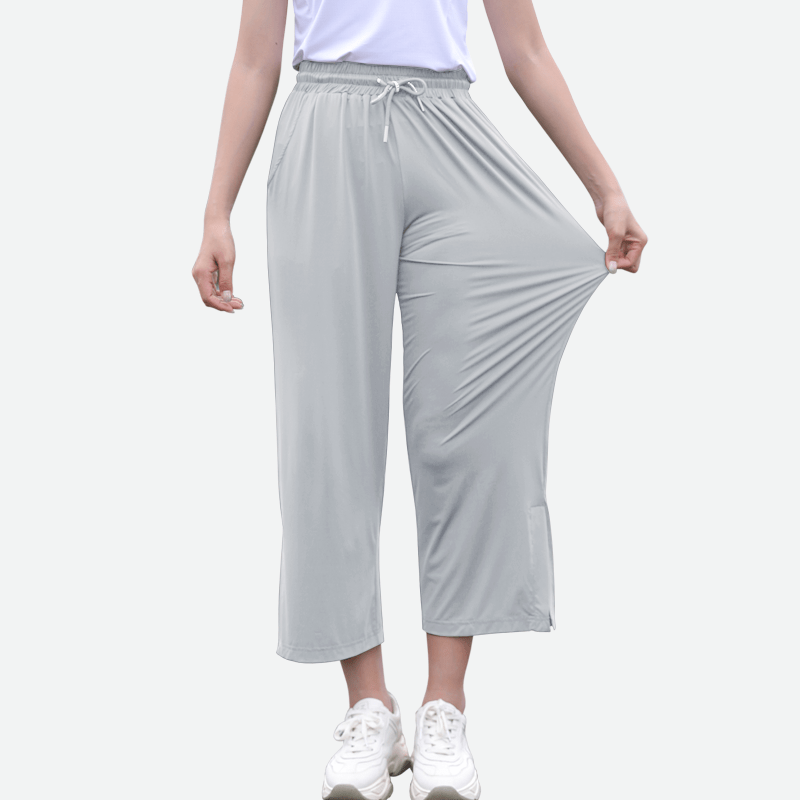UPF50+ UV Protection Wide Leg Cropped Trousers - Sun Protection Clothing
