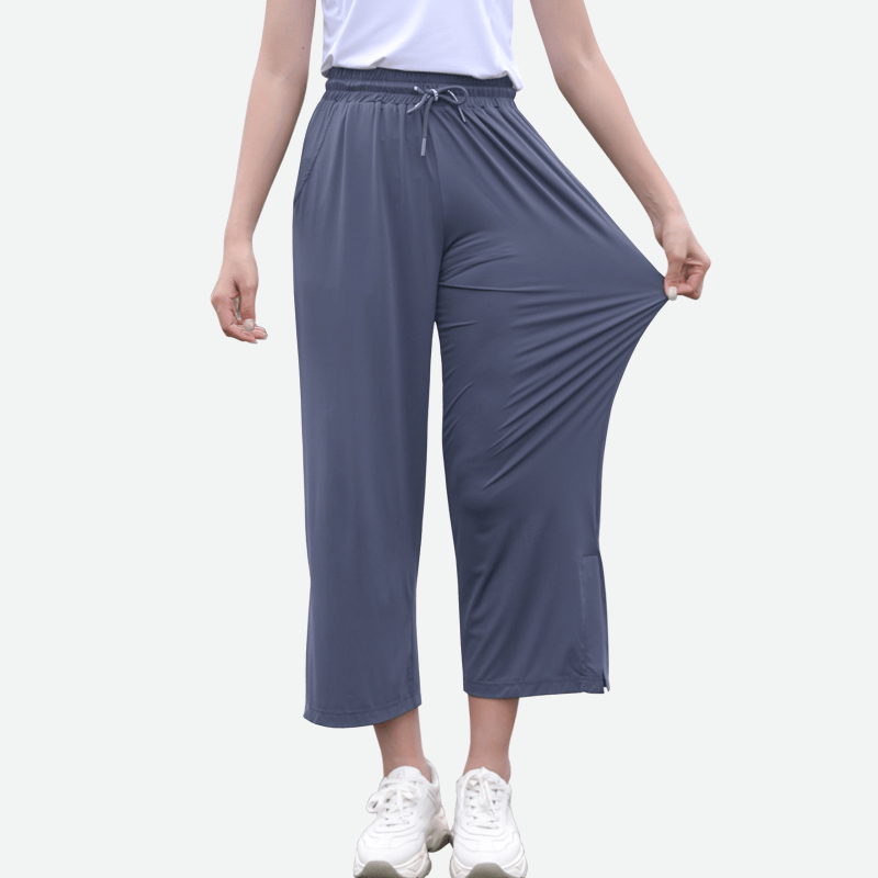 UPF50+ UV Protection Wide Leg Cropped Trousers - Sun Protection Clothing