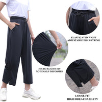 UPF50+ UV Protection Wide Leg Cropped Trousers - Sun Protection Clothing