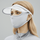 Pink UV Brim Face Mask UPF 50+