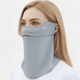 Glacier gray UV Neck Gaiter Face Cover