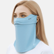 Light Blue UV Neck Gaiter Face Cover