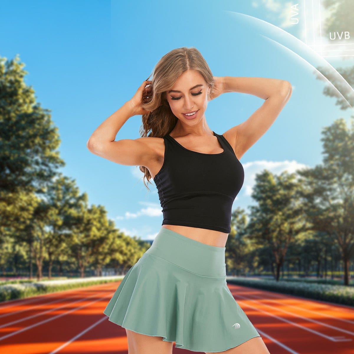 UV Pleated Golf Skirt - Sun Protection Clothing