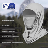 Glacier Gray UV Protection Balaclava Hat Features