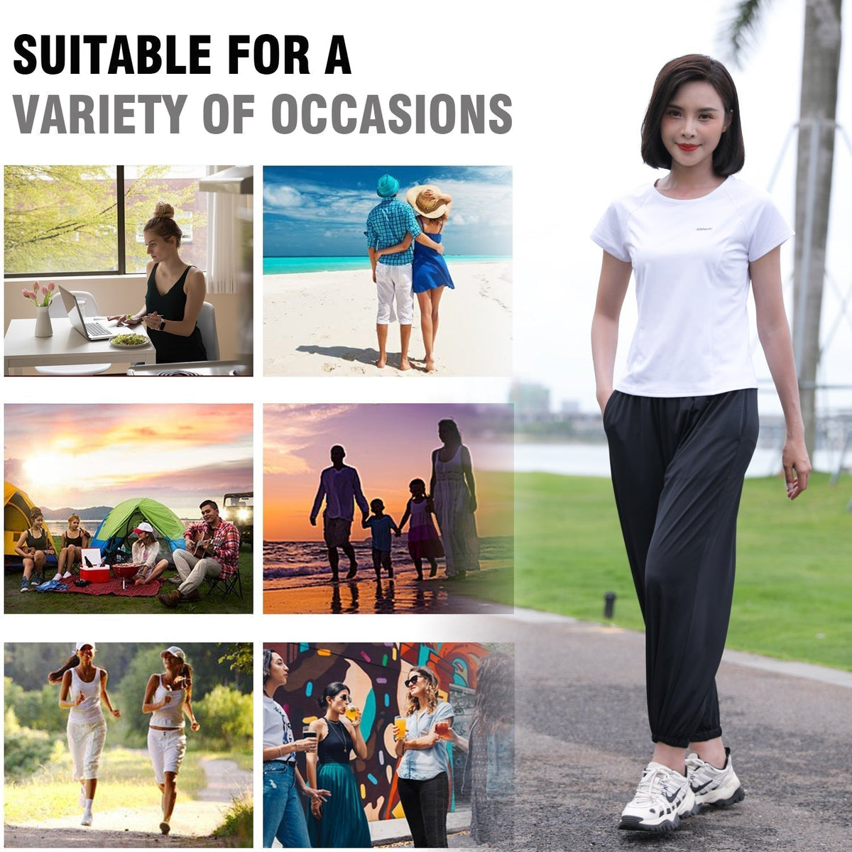 UV Protection Loose Casual Quick Dry Trousers - Sun Protection Clothing