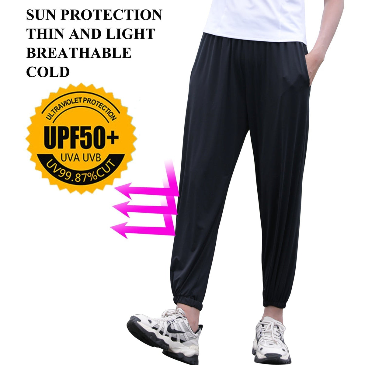 UV Protection Loose Casual Quick Dry Trousers - Sun Protection Clothing