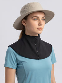 Black UV Protection Neck Gaiter UPF 50+