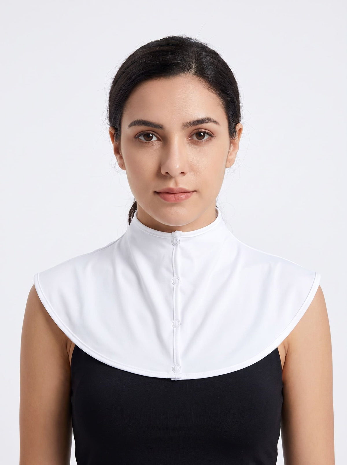 white uv protection neck gaiter