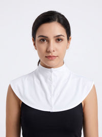 white uv protection neck gaiter