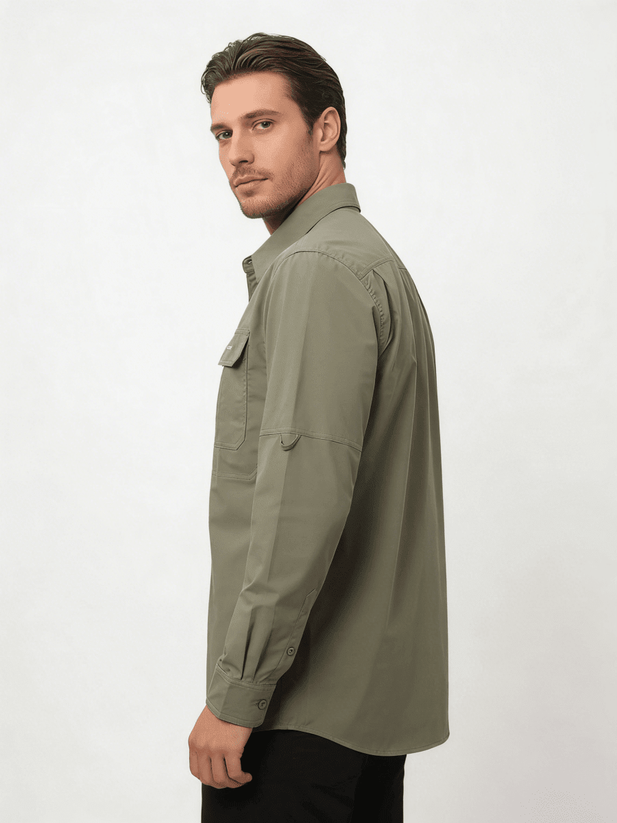 UV Protection Outdoor Long Sleeve Workwear Shirt