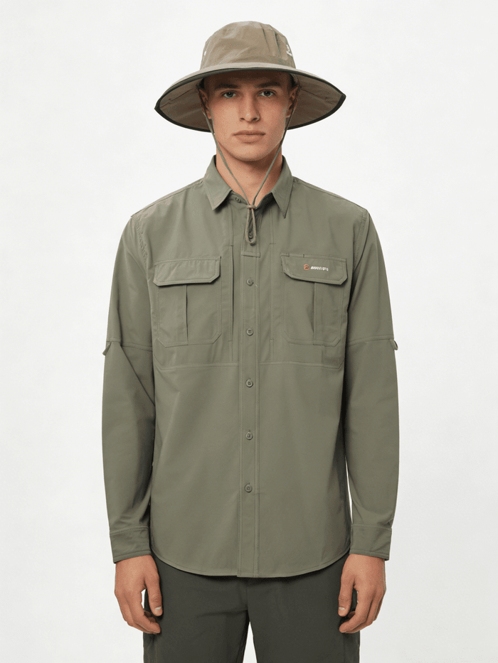 UV Protection Outdoor Long Sleeve Workwear Shirt