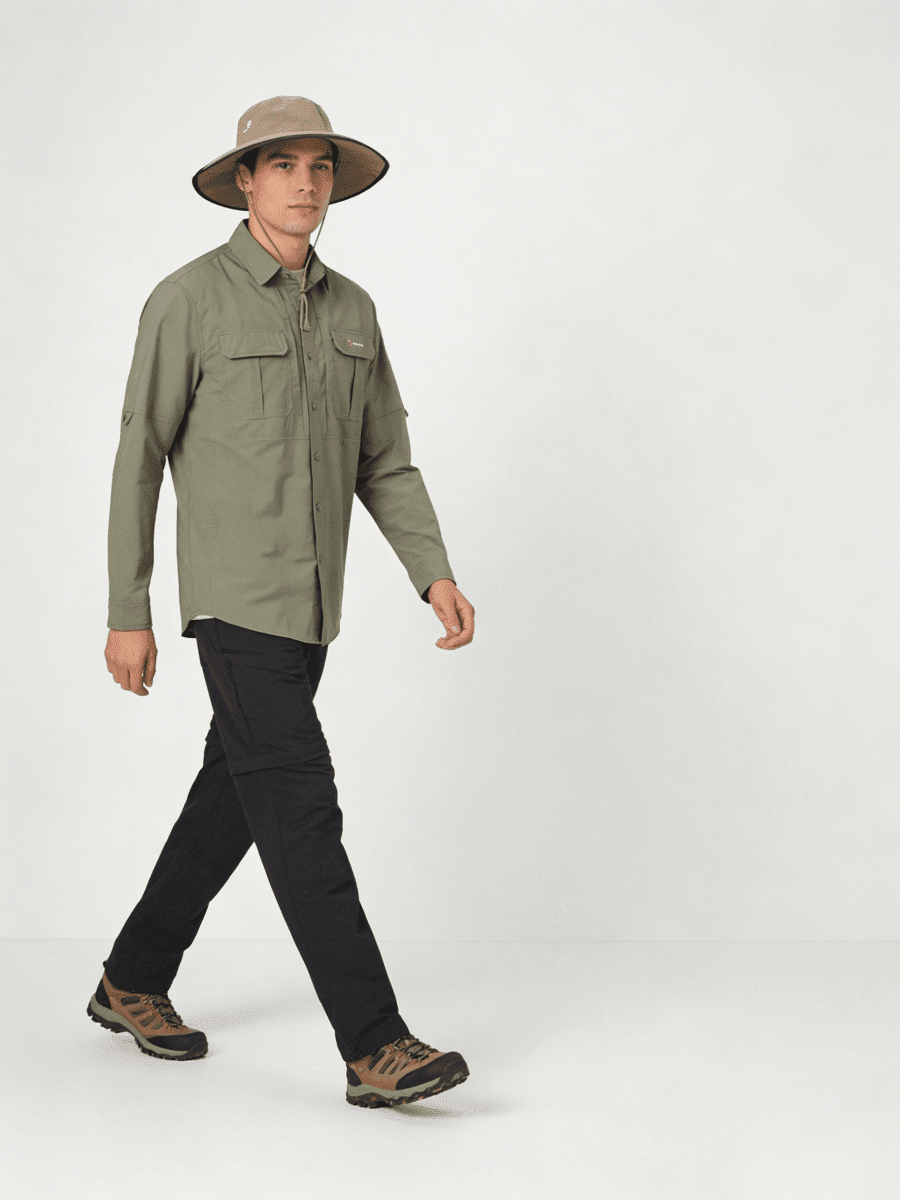 UV Protection Outdoor Long Sleeve Workwear Shirt