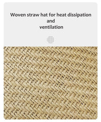 UV Protection Woven Straw Sun Visor - Sun Protection Clothing
