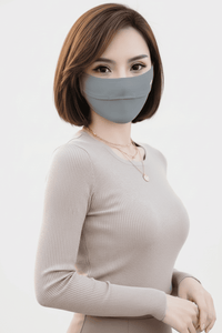 Gray UV protection face mask