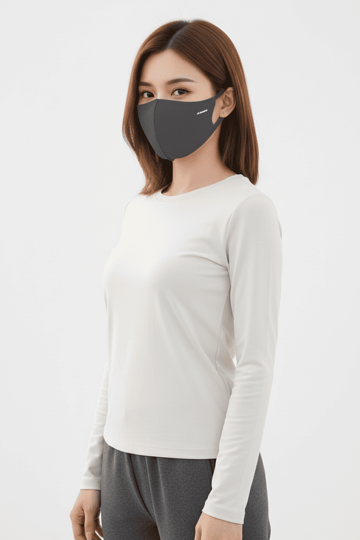 dark gray UV protection face mask