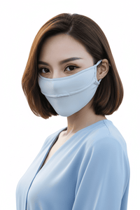 Light blue UV Sun Protection Face Mask