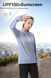 UV Sun Protection Half Zip Up Sweatshirt - Sun Protection Clothing