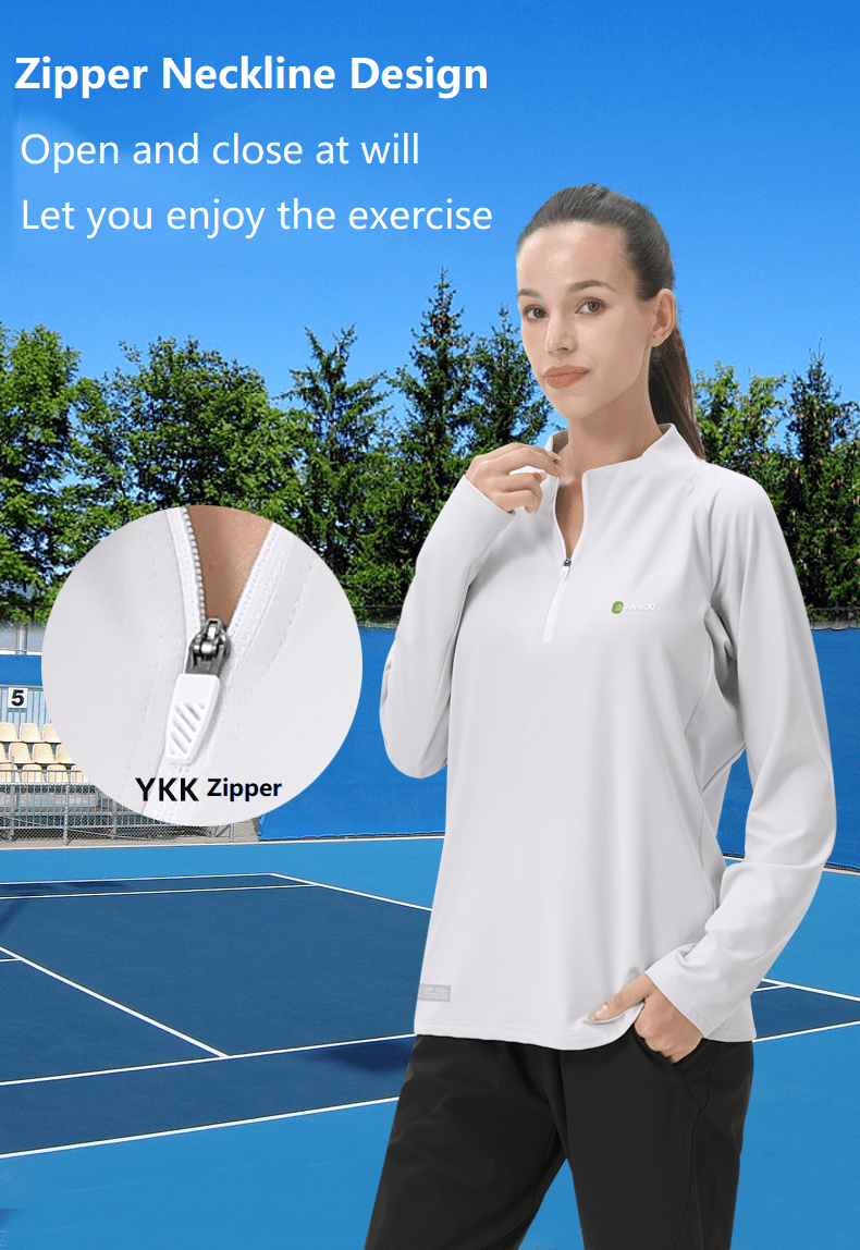 UV Sun Protection Half Zip Up Sweatshirt - Sun Protection Clothing