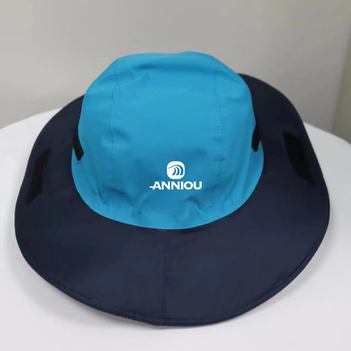 Sky Blue Waterproof Wide Brim Sun Hat UPF 50+