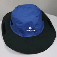 Blue Waterproof Wide Brim Sun Hat UPF 50+